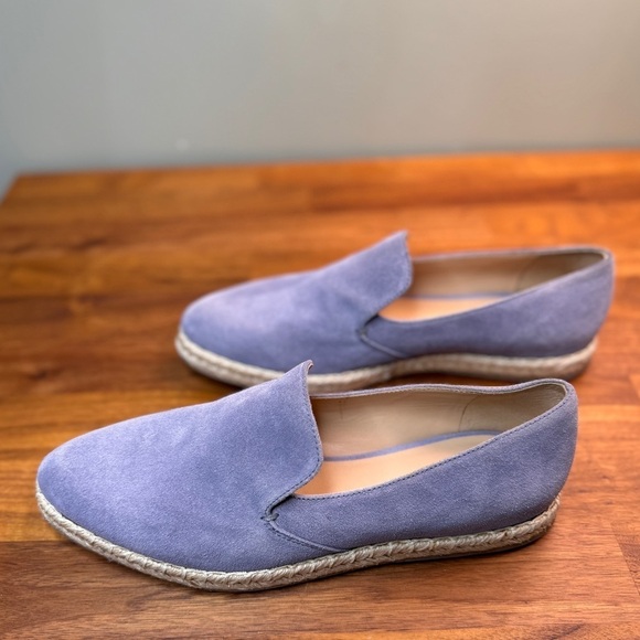 M. Gemi Women's Agio Blue Espadrille Pointy Toe Slip Ons 39 Suede - Picture 8 of 11